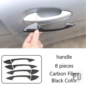 カーアクセサリーアウタードアハンドルボウルカバートリムメルセデスベンツ A B C E クラス W176 W246 W204 W212 GLK X204 ML W166 GLA X156 - Handle　Carbon
