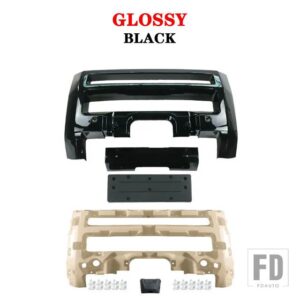 ランドローバーディフェンダー 110 90 2020-23 ABS ペイントフロントバンパープロテクターガードスキッドプレート - glossy　black