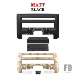 ランドローバーディフェンダー 110 90 2020-23 ABS ペイントフロントバンパープロテクターガードスキッドプレート - matt　black