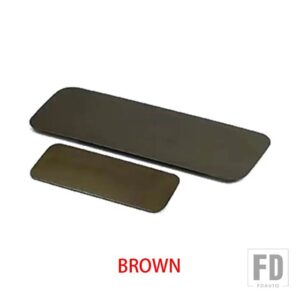 リアスペアホイールタイヤプレートランドローバーディフェンダー 2020-2023 90 110 カバートランクテールゲート装飾 - brown