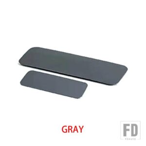 リアスペアホイールタイヤプレートランドローバーディフェンダー 2020-2023 90 110 カバートランクテールゲート装飾 - gray