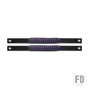 4パック ロールバーグラブハンドル フォード ブロンコ 2021 2022 2/4ドア パラコードグリップ インテリアアクセサリーに対応 - 4pcs　purple