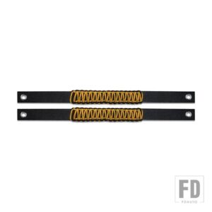 4パック ロールバーグラブハンドル フォード ブロンコ 2021 2022 2/4ドア パラコードグリップ インテリアアクセサリーに対応 - Yellow　camouflage