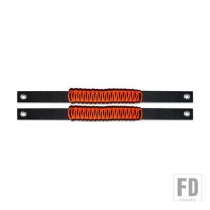 4パック ロールバーグラブハンドル フォード ブロンコ 2021 2022 2/4ドア パラコードグリップ インテリアアクセサリーに対応 - 2pcs　　orange