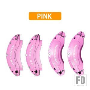 JETOUR トラベラー T2 2024 JETOUR T2 4 個フロントリアブレーキキャリパーカバーアルミ金属キャリパーカバーキットホイール - pink