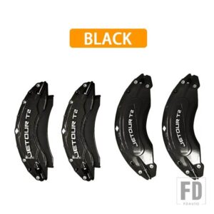 JETOUR トラベラー T2 2024 JETOUR T2 4 個フロントリアブレーキキャリパーカバーアルミ金属キャリパーカバーキットホイール - black