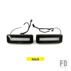 LED リアバンパーリフレクターテールブレーキストップランプウィンカーライトランドローバーディフェンダー 2020 + カーアクセサリー - model　1　black