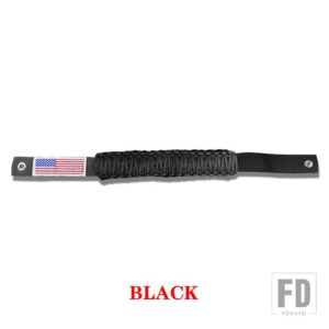 車内ルーフロールケージグラブハンドルグリップバーフォード F150 ブロンコ 2021 2022 アクセサリー PVC ロープオックスフォード布赤黒 - black