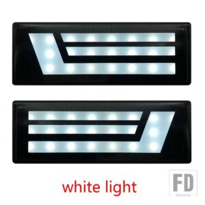 LED 自動車サイドマーカーインジケータライトランプ防水 LADA NIVA 4 4 1??995 + フロント LADA アーバン - white　light　01