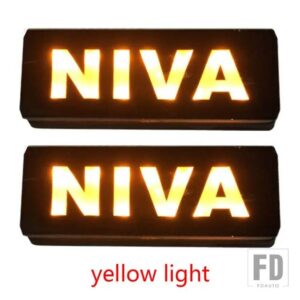 LED 自動車サイドマーカーインジケータライトランプ防水 LADA NIVA 4 4 1??995 + フロント LADA アーバン - Amber　light08