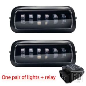 LADA NIVA 4X4 1995-デイタイムランニングライト LADA NIVA 4X4 7 インチ LED ヘッドランプ LED テールライト LADA NIVA アクセサリー - 1set6