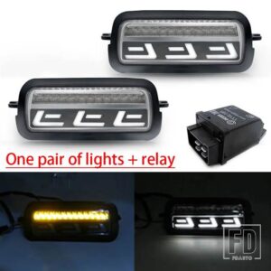 LADA NIVA 4X4 1995-デイタイムランニングライト LADA NIVA 4X4 7 インチ LED ヘッドランプ LED テールライト LADA NIVA アクセサリー - 1set7