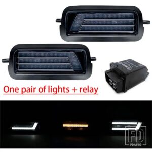 LADA NIVA 4X4 1995-デイタイムランニングライト LADA NIVA 4X4 7 インチ LED ヘッドランプ LED テールライト LADA NIVA アクセサリー - 1set8