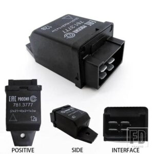 LADA NIVA 4X4 1995 LED DRL ライトリレーランニングウインカー PMMA/ABS プラスチック機能アクセサリーカースタイリングチューニング - 1pcs　Relay