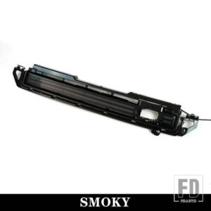 換気グリルフロントバンパーグリルメッシュ LED ダイナミックライト付きランドローバーディフェンダー 90 110 2020 + - style　1