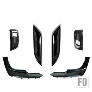 フロントボンネットベントフロントバンパーリップフェンダーベントランドローバーディフェンダー 90 110 130 2020 2021 2022 - A　style