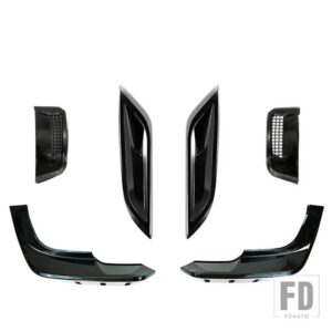 フロントボンネットベントフロントバンパーリップフェンダーベントランドローバーディフェンダー 90 110 130 2020 2021 2022 - B　style