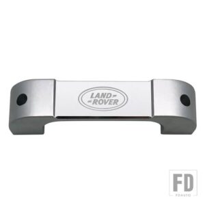 車内黒合金グラブドアハンドルカバートリムランドローバーディフェンダー 110 90 2007-2016 カーアクセサリー - 1pcs　chrome
