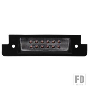 1X ハイマウントストップブレーキライト高レベルサードブレーキライト LED テールライトランプランドローバー用ディフェンダー 90/110/130 90-16 - clear