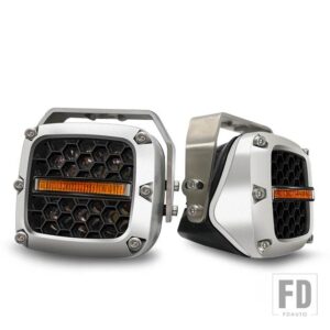 LED ライトランニングライトバーフォグライトヘッドライトスポットライト DRL ポッドランプ自動ジープランドローバー 4 4 オフロード ATV - 1pair