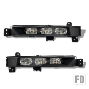 LED デイタイムランニングライトカーアクセサリー BMW 7 シリーズ G11 G12 2016-19 フロントフォグランプ DRL バンパーライト - 1pair