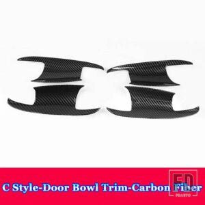 メルセデスベンツ A CLA GLA クラス W176 C117 クーペ W117 X156 2013-2019 カーアクセサリー外装ドアハンドルボウルトリムカバーフレーム - Door　Bowl　1, For　Left　Hand　Drive