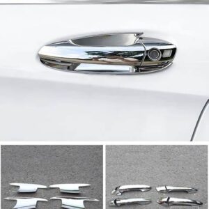 メルセデスベンツ A CLA GLA クラス W176 C117 クーペ W117 X156 2013-2019 カーアクセサリー外装ドアハンドルボウルトリムカバーフレーム - Bowl　Full　Handle3, For　Left　Hand　Drive