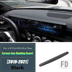 計器ナビゲーション画面シェーディングサンシェードボードメルセデスベンツ AB CLA GLB GLA クラス W177 V177 W247 C118 X247 H247 - black
