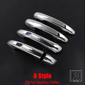 メルセデスベンツ W177 V177 W247 W205 W213 X253 C118 W167 X167 X247 A C E CLA クラスカーアクセサリードアハンドルカバートリムフレーム - 3, For　Left　Hand　Drive