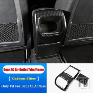 メルセデスベンツ A CLA クラス W177 V177 C118 W118 AMG A35/45 CLA35 リアアームレストボックス空調コンセントカバートリムフレーム - 5