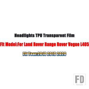 ランドローバーレンジローバースポーツヴォーグ L494 L405 ヴェラール EVOQUE ディスカバリー 5 スポーツカーヘッドライト TPU HD - For　RR　Vogue　18-20
