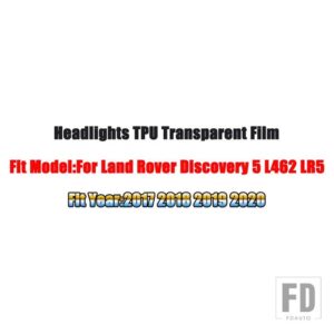ランドローバーレンジローバースポーツヴォーグ L494 L405 ヴェラール EVOQUE ディスカバリー 5 スポーツカーヘッドライト TPU HD - For　Discovery　5
