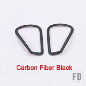 メルセデスベンツ A CLA クラス W177 V177 C118 W118 2019-2024 ステンレスカーアクセサリーダッシュボードエアアウトレットベントトリムカバー - Carbon　Fiber