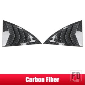 メルセデスベンツ CLA クラス AMG C118 W118 CLA180 200 220 250 260 2020-2025 リアドアルーバー窓フレームトリムカバーステッカー - Carbon　Fiber