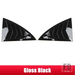 メルセデスベンツ CLA クラス AMG C118 W118 CLA180 200 220 250 260 2020-2025 リアドアルーバー窓フレームトリムカバーステッカー - Gloss　Black