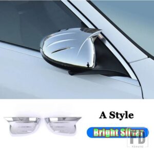 メルセデスベンツ E EQE クラス AMG W214 V295 CLE クーペ C236 ABS カーアクセサリーサイドリアビューミラーカバーキャップトリムシェルフレーム - A　Style3, For　E　2024-2025