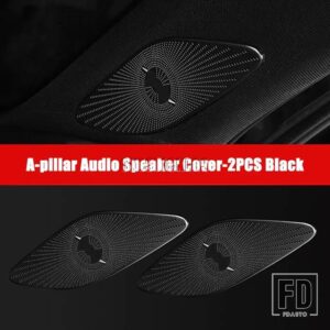メルセデスベンツ A CLA クラス AMG W177 V177 C118 W118 2020-2024 カーアクセサリードア A ピラーツイーターオーディオスピーカーカバートリム - 6