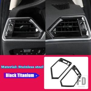 BMW 3 シリーズ G20 G21 G28 2019-22 中央ダッシュボード空調サイドエアベントアウトカバートリムフレーム - Black　Titanium
