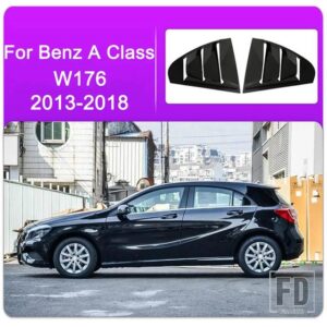 メルセデスベンツ A CLA C クラス W176 W117 C117 W205 AMG リアドアファッションルーバー窓枠トリムカバーステッカーアクセサリー - For　A　Class