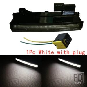 1個2個5個 24V サンバイザーライト スカニアトラック R650 G500 S730 S500 P500 LED サンバイザーランプとプラグ OEM 2252794 - 1pc　White　and　　plug