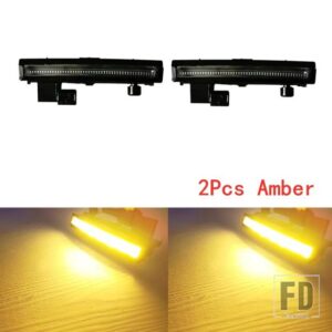 1個2個5個 24V サンバイザーライト スカニアトラック R650 G500 S730 S500 P500 LED サンバイザーランプとプラグ OEM 2252794 - 2Pcs　Amber