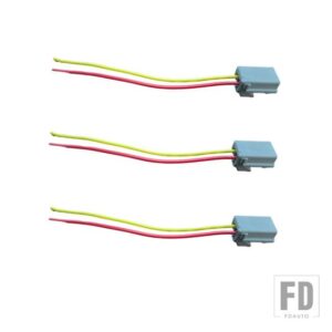 24V LED ホワイトライト ボルボ FH FM トラックキャブトップシグナルライト ボルボサンバイザーライト OEM 82349221 82348508 82349220 - 3pcs　Connectors