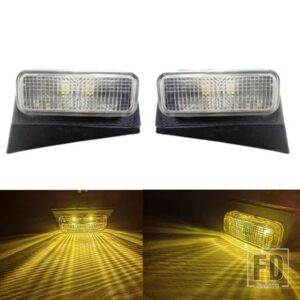 24V LED ホワイトライト ボルボ FH FM トラックキャブトップシグナルライト ボルボサンバイザーライト OEM 82349221 82348508 82349220 - 1pair　amber