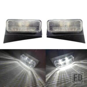 24V LED ホワイトライト ボルボ FH FM トラックキャブトップシグナルライト ボルボサンバイザーライト OEM 82349221 82348508 82349220 - 1pair　white