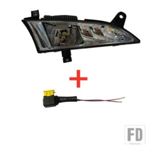 スカニア G シリーズ P シリーズ トラック用フォグランプ 1 個 24V LED ライト 2659167 2659166 カバーパネル 2307654 2307660 プラグ付き - 1Pc　RH　with　plug