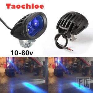 3インチ 20W LEDハザード灯 青色信号灯 フォークリフトトラックスポット安全灯 LEDスポットライト 車用運転灯 防水 IP67 - 1pc