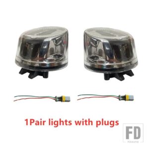 1個RH /LH 24V LEDサイドマーカーランプRHLH MAN TRUCKTG3 TGLTGM TGS TGX LEDサイドマーカーランプ81253206138 81253206137 - 1　pair　with　plugs