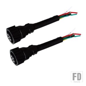 スカニアトラックG400 G450用LEDテールライトコンビネーションリアランプ1組OEM 2380954 2241859コネクタ付き - 1pair　plugs　only
