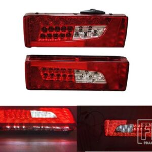 スカニアトラックG400 G450用LEDテールライトコンビネーションリアランプ1組OEM 2380954 2241859コネクタ付き - 1pair　lights　only