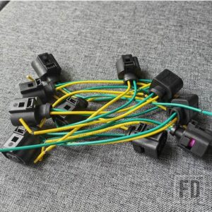 10個 24V イエロー ホワイト LED リフレクター サイドマーカーランプ トラックライト ルノー トラック用 7482392733 EMARK ボルボ OEM 20789440用 - 10pcs　plug